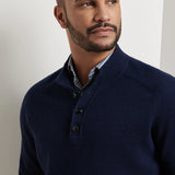 Brant Button Mock Sweater