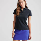 Women's Short Sleeve Button Polo
