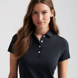 Women's Short Sleeve Button Polo