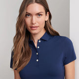 Women's Short Sleeve Button Polo