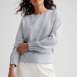 Flora Knit Melange Crewneck