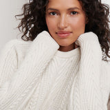 Bennett Cable Knit Crew Sweater
