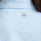 Mar-Tee-Ni Break Short Sleeve Button Polo