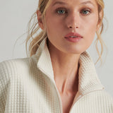 Flora Knit Jacquard Full-Zip Layer