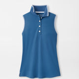 Canterbury Tipped Sport Mesh Sleeveless Polo