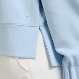 Flora Knit Mélange Half-Zip Pullover