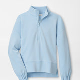 Flora Knit Mélange Half-Zip Pullover