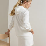 Flora Knit Hoodie