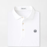 Crown Seal Logo Solid Performance Jersey Polo