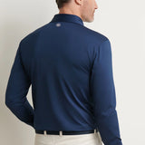Solid Stretch Jersey Long Sleeve Polo