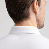 Solid Stretch Jersey Long Sleeve Polo