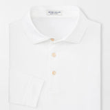 Solid Stretch Jersey Long Sleeve Polo