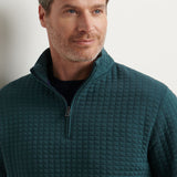 Quad Quilted Quarter-Zip