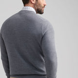 Autumn Crest Honeycomb Crewneck Sweater
