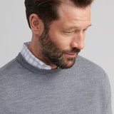 Autumn Crest Honeycomb Crewneck Sweater