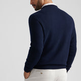 Autumn Crest Honeycomb Crewneck Sweater
