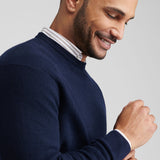 Autumn Crest Honeycomb Crewneck Sweater