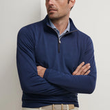 Albatross Cotton-Blend Piqué Quarter-Zip