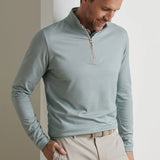 Albatross Cotton-Blend Piqué Quarter-Zip