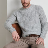 Callum Cable Crewneck Sweater
