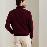 Autumn Crest Suede Trim Quarter-Zip