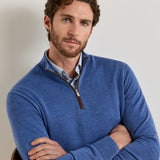 Autumn Crest Suede Trim Quarter-Zip