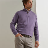 Autumn Crest Suede Trim Quarter-Zip
