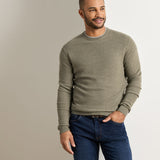 Autumn Crest Honeycomb Crewneck Sweater