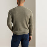Autumn Crest Honeycomb Crewneck Sweater