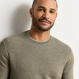Autumn Crest Honeycomb Crewneck Sweater