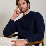 Autumn Crest Honeycomb Crewneck Sweater