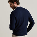 Autumn Crest Honeycomb Crewneck Sweater