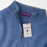 25th Anniversary Cashmere Quarter-Zip Sweater