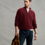 25th Anniversary Cashmere Quarter-Zip Sweater
