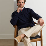 25th Anniversary Cashmere Quarter-Zip Sweater