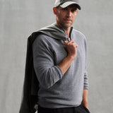 25th Anniversary Cashmere Quarter-Zip Sweater