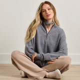 25th Anniversary Cashmere Quarter-Zip Sweater