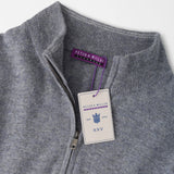 25th Anniversary Cashmere Quarter-Zip Sweater
