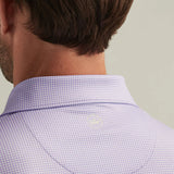 Gingham Performance Jersey Polo