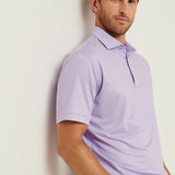 Gingham Performance Jersey Polo