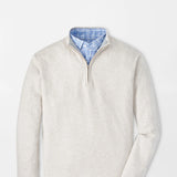 Coolspun Cotton Quarter-Zip Sweater