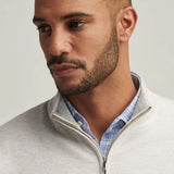 Coolspun Cotton Quarter-Zip Sweater