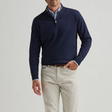 Coolspun Cotton Quarter-Zip Sweater